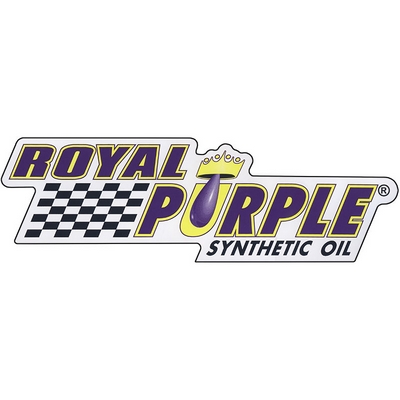 Royal Purple Decal - Clear Vinyl - 3"