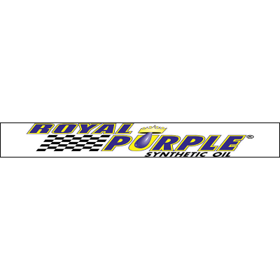 Royal Purple Windshield Sticker - Clear